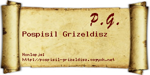 Pospisil Grizeldisz névjegykártya
